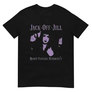 Jack Off Jill (Humid Teenage Mediocrity) Band Shirt Breathable Top Womenswear Clear Cropped Day Hoodie Oversize