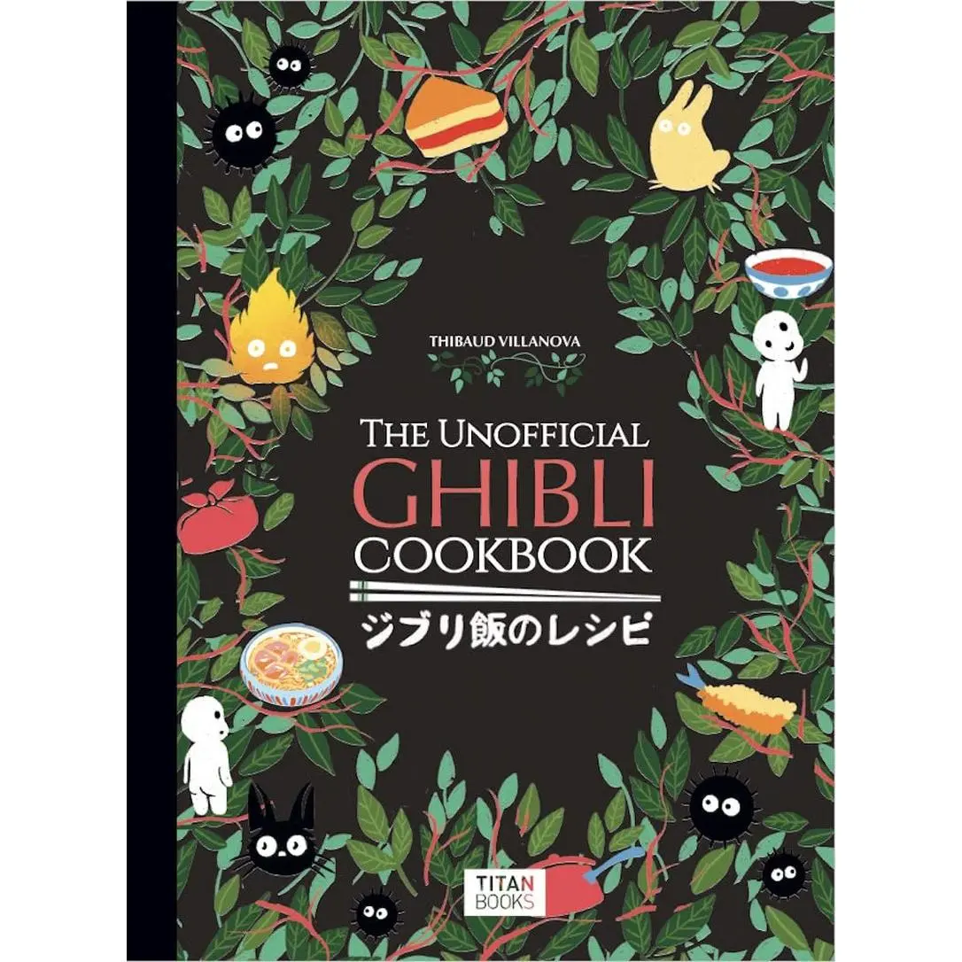 The Unofficial Ghibli Cookbook, Anime Inspired Recipe Book, Japanese Comfort Food Cookbook with Rice, Tofu and Noodle Dishes, Illustrated Hardcover Cooking Book Gift for Anime Fans