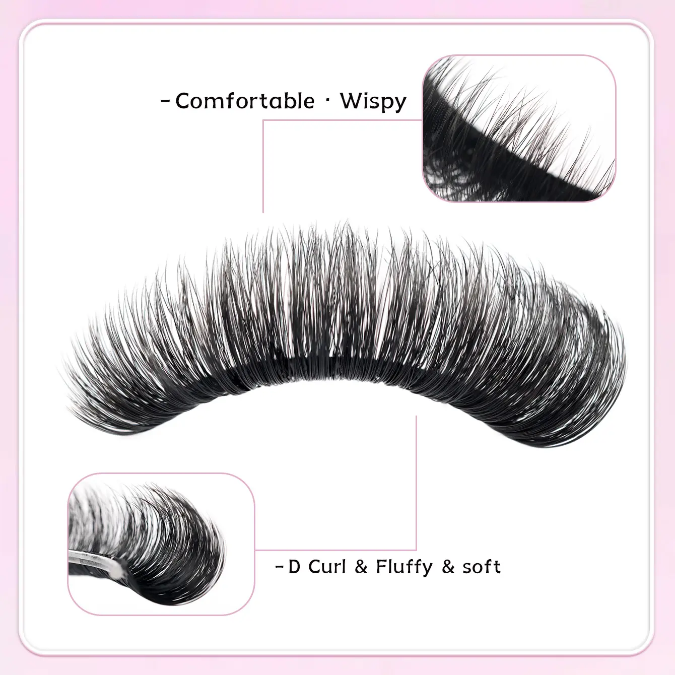 Handmade Strip Lashes, Fluffy Cateye Eyelashes, Dramatic Eyelash Extensions, Perfect Makeup Lashes, No Remover Needed, Beginner Friendly Lashes, for Beginners & Professionals, False Eyelash Extensions, Artificial Lashes