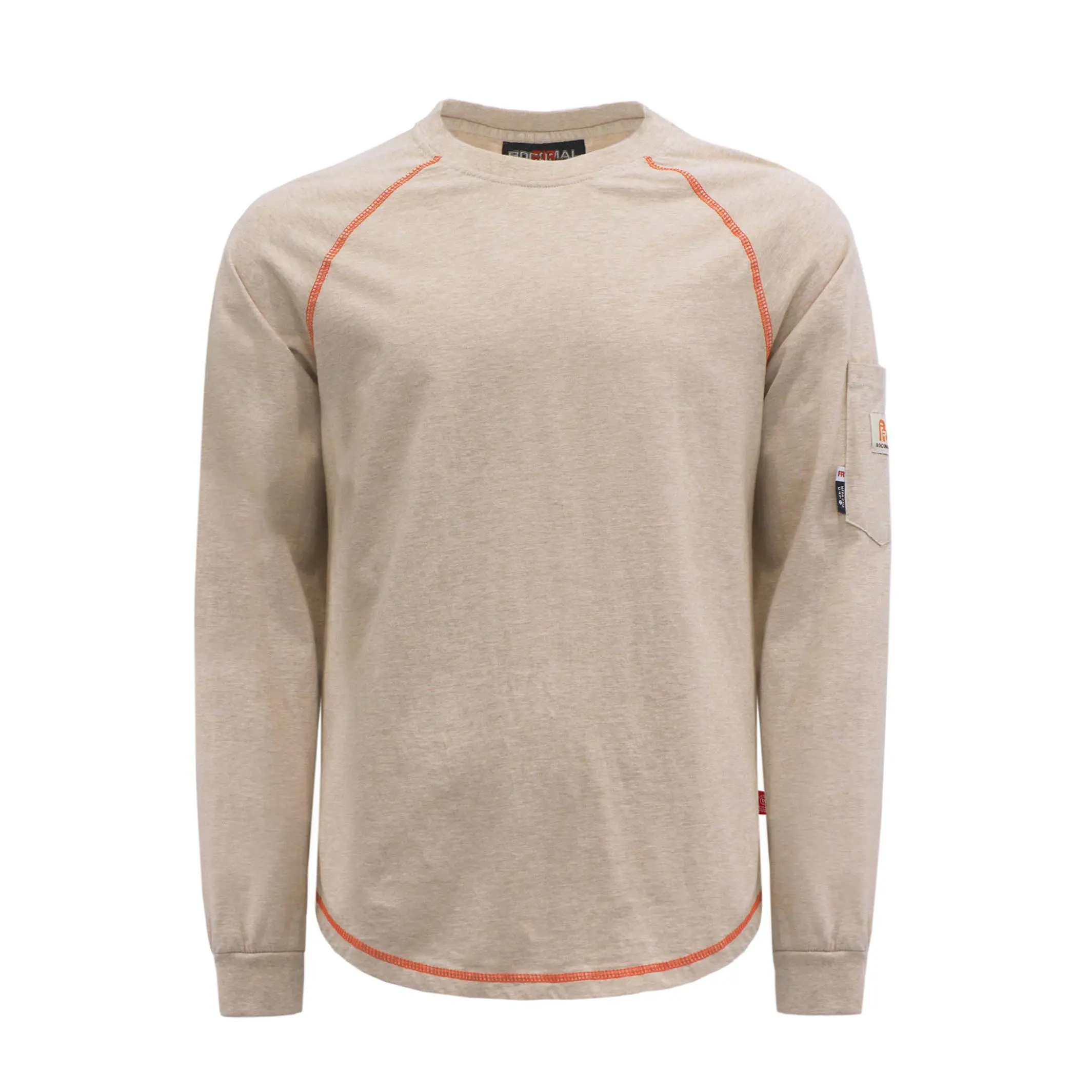 6OZ Buttonless Pullover T-Shirts/Decorative Thread-5622
