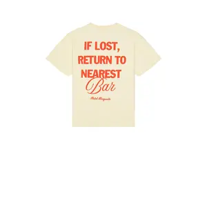Motel Margarita If Lost Tee in Bone Unisex