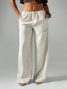 MISSGUIDED Striped Wide Leg Palazzo Pants