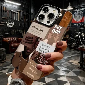 Stylish Inspirational Quotes Collage Aesthetic Design Case for iPhone 17 16 15 14 Pro Max 13 12 11 XR XS Plus Air Slim Shockproof Anti Drop Protective TPU PC Cover