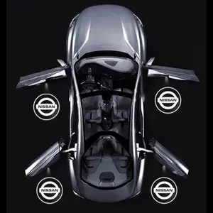 2Pcs Car Door Emblem LED Welcome Light Laser Projector Lamp For Nissan New Teana 2013-2020 MAXIMA Altima AMADAR Patrol 2012-2017 Led Car Lights
