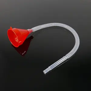 Car Funnel, Plastic Flexible Funnel with Long Hose For Gasoline, Fuel, Water, Liquid Transmission, Car Accessories