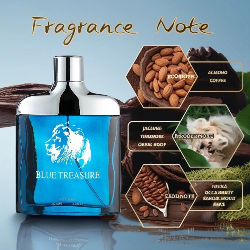 Men's Perfume in 3.0 Ounce/3.0 Liquid Ounce - Scent features notes of suede, orange blossom, leather, and mahogany, elegant and alluring, perfect for evening dinners and parties, decanter-shaped bottle, collector's perfume, romantic Valentine's Day gift