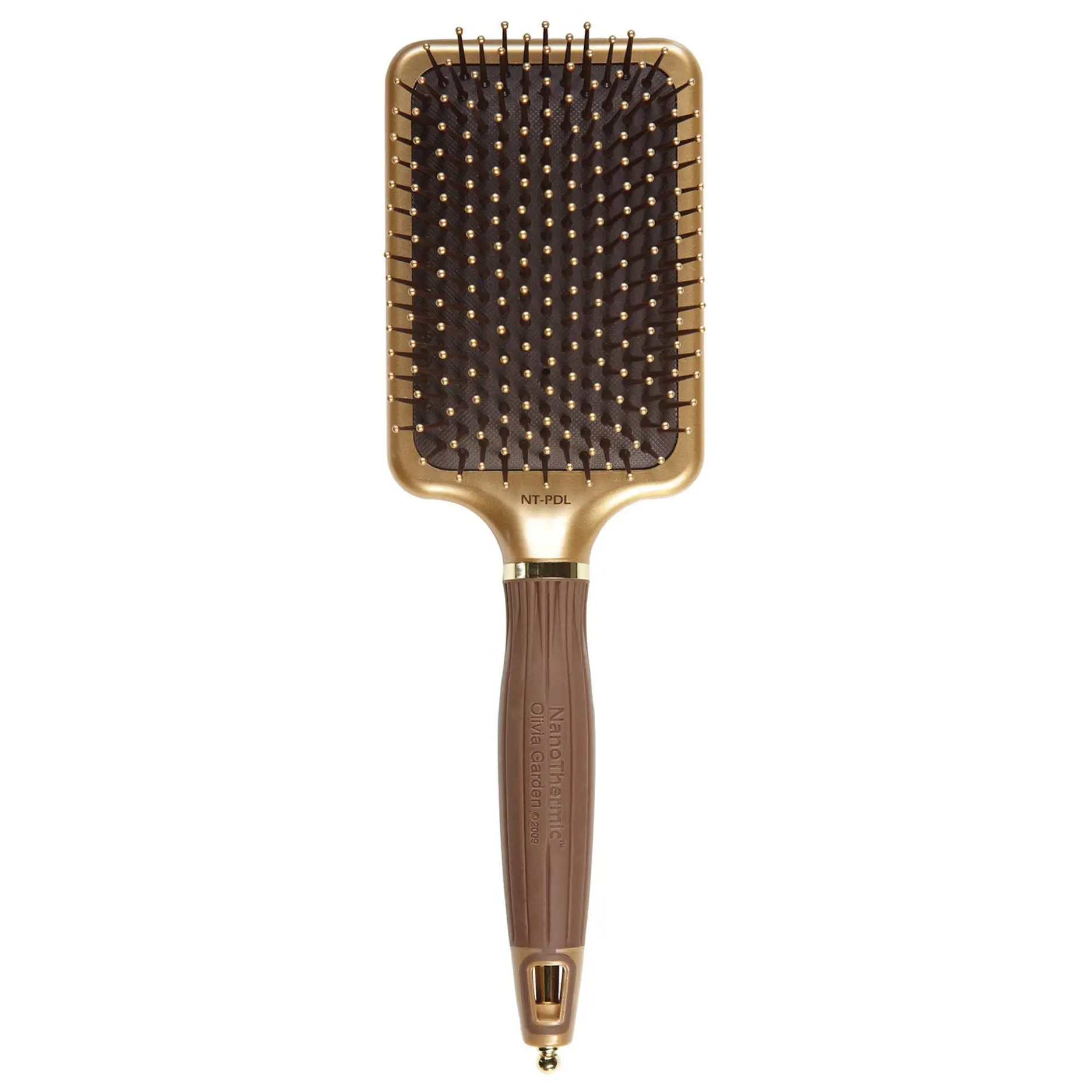 Olivia Garden Ceramic-Ion Nano Thermic Paddle Brush Hair Styler (NT-PDL)