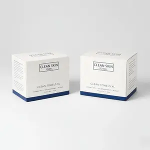 Two-Pack 100 Sheets Ultra-Soft Biodegradable Disposable Face Towels, Oil Control Acne Skin Friendly, Elderly Children Sensitive Skin