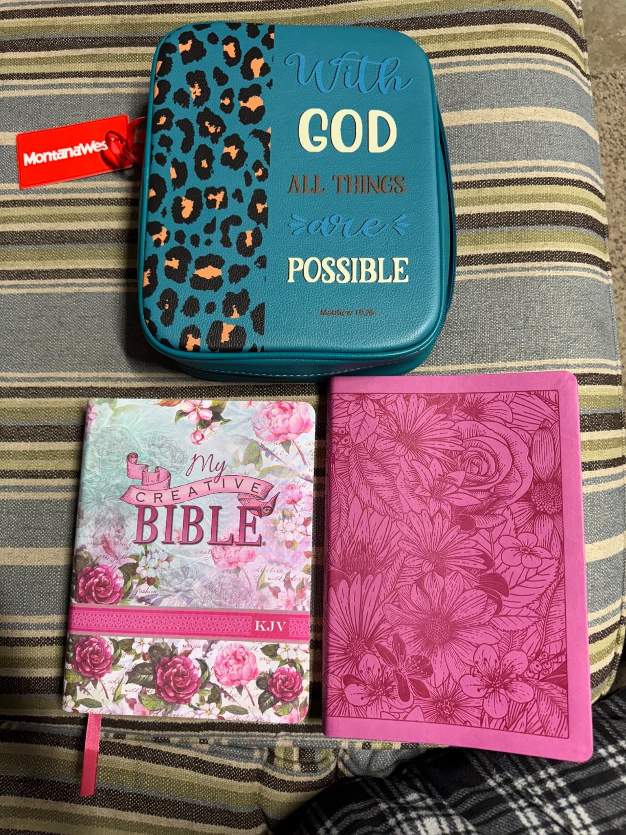 NLT Large Print Premium Value Thinline Bible, Filament Enabled (LeatherLike, Garden Pink)