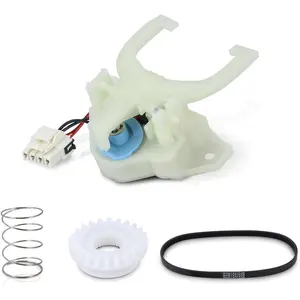 WH03X30517 Upgraded Washer Mode Shifter Actuator Kit Fit for GE Hotpoint Washer, with WH01X27538 Washer Drive Belt & WH05X24185 Washing Machine Clutch & WH01X24434 Washer Spring