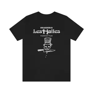 Vintage Looking Brasserie Les Halles T-shirt | Anthony Bourdain's Old Restaurant | Unisex Jersey Short Sleeve