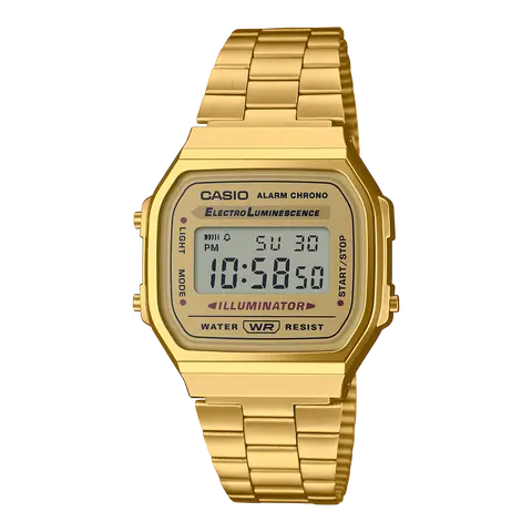 Vintage Gold Watch: Casio A168WG-9 with Digital Retro Style