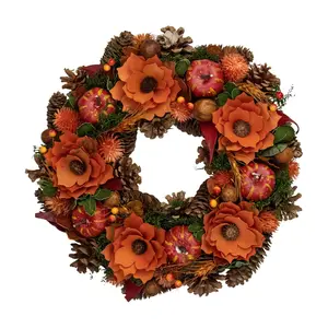 Northlight Artificial Fall Wreath 13.25"