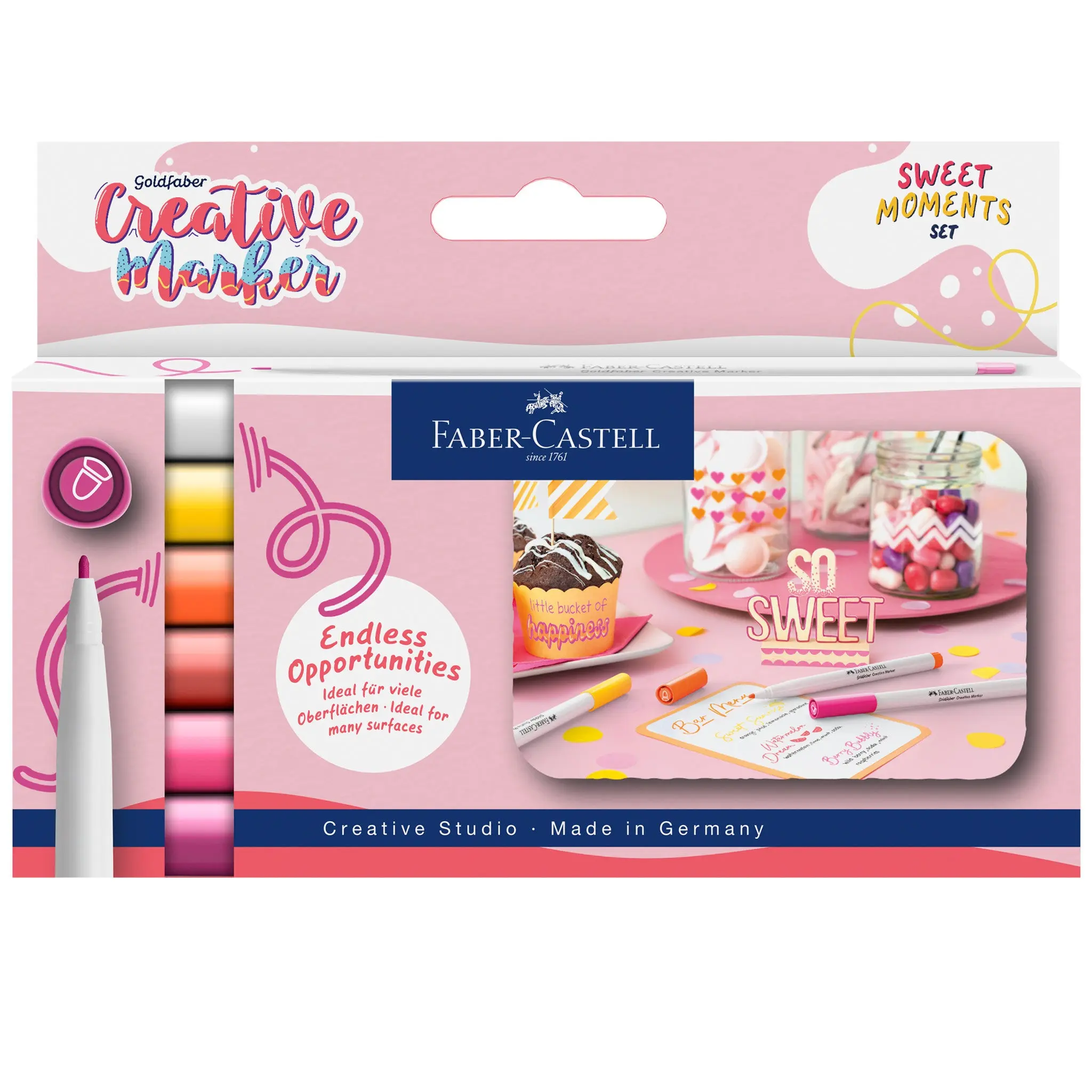 Goldfaber Creative Marker 1.5, set of 6, Sweet Moments - #FC160602