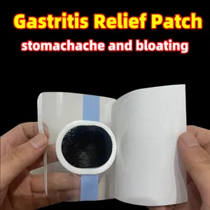 Gastrointestinal patch for relieving stomach diseases, gastroenteritis, stomach pain, gastric bloating, gastrointestinal discomfort, indigestion, acid reflux, nausea, and navel patch