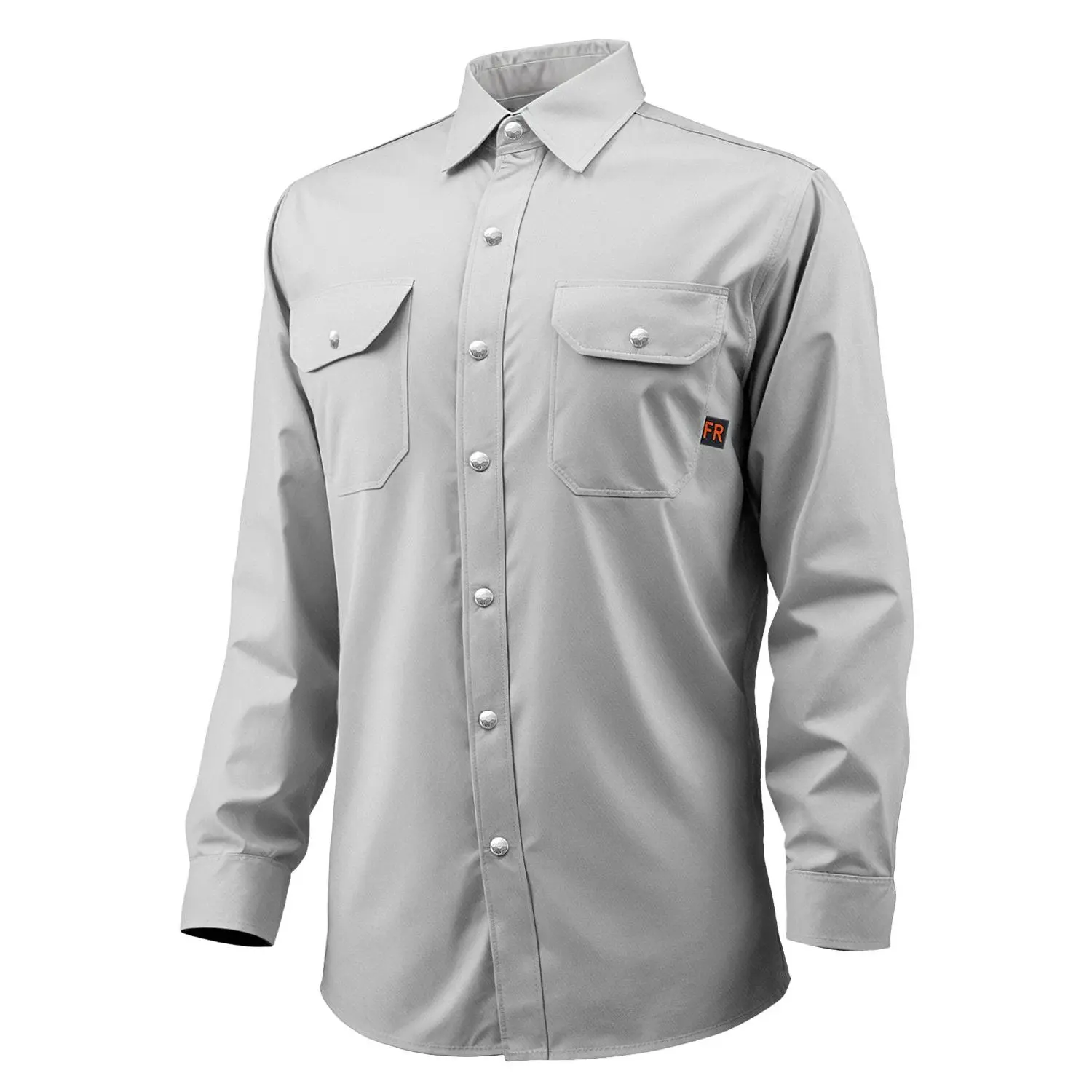 VEVOR FR Shirts for Men, 7oz. Flame Resistant Welding Jacket, Machine Washable Cotton Heat-Resistant Welding Shirt, Meets ATPV 9.2 Cal/cm Arc Rating - XXL Size