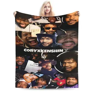 CoryxKenshin Blanket Premium Anime Throw Blanket - Ultra Soft Flannel, Cartoon Print, Ideal Gift For Fans For Christmas & Birthday, For Sofa, Bed, Camping & Travel， cooling blankets warm flannel blanket