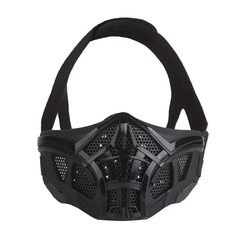 Cyberpunk Protective Mask - High-Performance Breathable Nylon Gear, Unisex Adult Cosplay & Party Fashion Accessory, Fashion Unisex