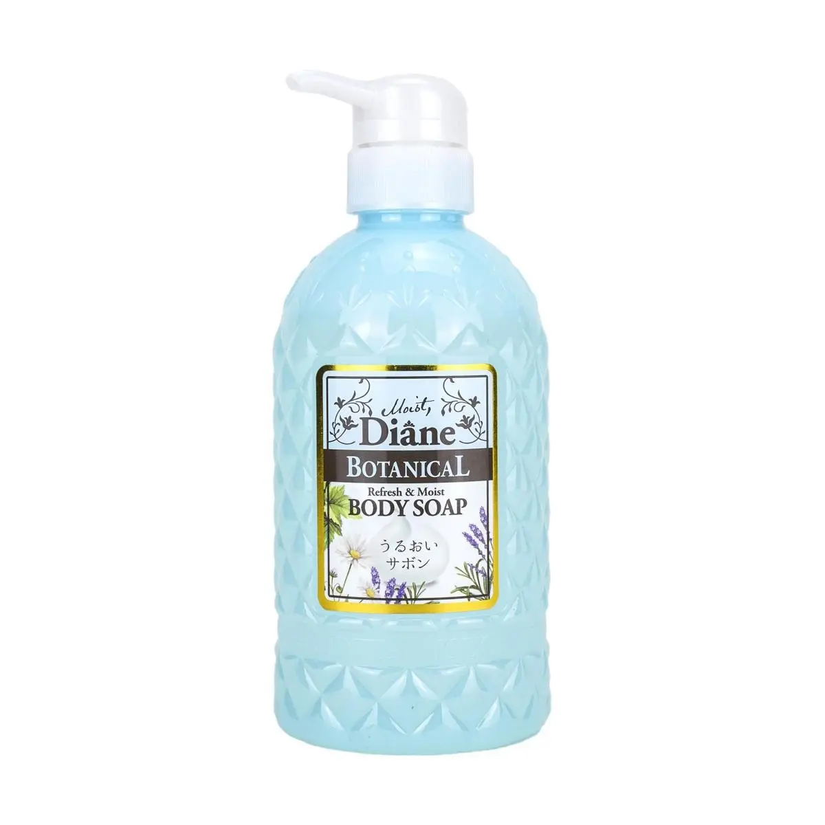 DIANE Botanical Sensitive Skin Body Wash - Gentle Cleansing for All Skin Types, Pregnancy Safe, Kids Friendly, Fresh Apple Mint Scent, 500ml