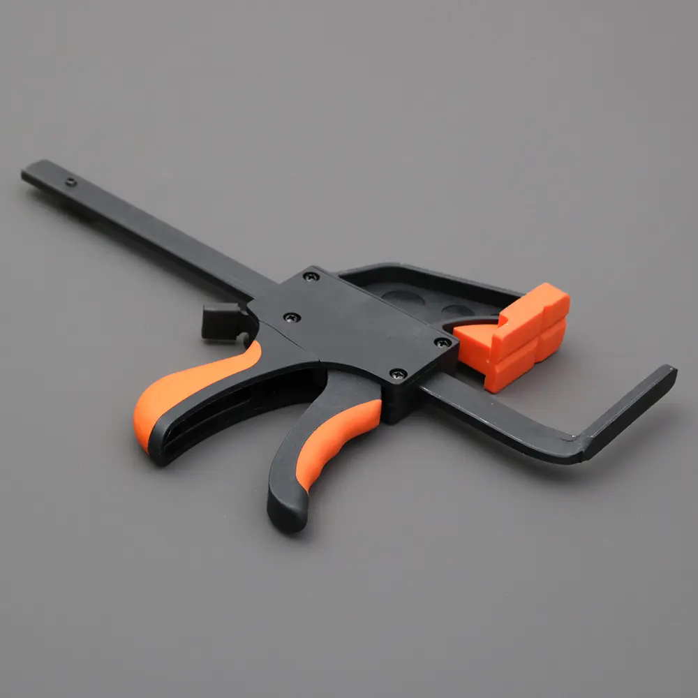 New Bar Clamps for Woodworking, 1 Pcs Trigger Quick Grip Clamps, One Handed Ratchet Wood Working Clamp, Mini Small Bar Woodworking Clamps for Wood Gluing Crafts