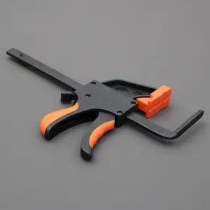 New Bar Clamps for Woodworking, 1 Pcs Trigger Quick Grip Clamps, One Handed Ratchet Wood Working Clamp, Mini Small Bar Woodworking Clamps for Wood Gluing Crafts