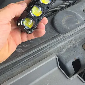 Dual-Color Hi-Low Beam LED Spotlight Fog Lamps, Car Accessories, Vehicle Accessories, Fine Mini Lens, ABS+LED Construction, Wire Connect Design for Cars/SUVs, Street Bikes, Snowy Conditions, Foggy Weather Work & Driving Led Lights