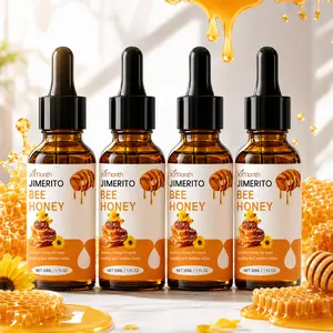 Natural Honey Eye Care Serum, Hydrating & Soothing Liquid for Tired Eyes, Portable Daily Eye Care for Long Screen Time