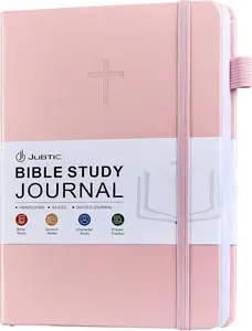 Bible Study Journal–Faith Based Religious Gifts & Accessories (Pink)