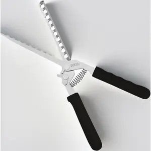 Stainless Steel Rib Membrane Remover - Pointed Tip for Easy Insertion & Silicone Grip. Ergonomic BBQ Prep Tool for Ribs, Dishwasher Safe for Easy Cleaning