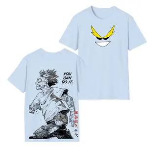 Legends MHA All Might Deku Vintage Graphic Shirt My Hero Anime Manga Sweatshirt Hoodie Anime Fan Gifts
