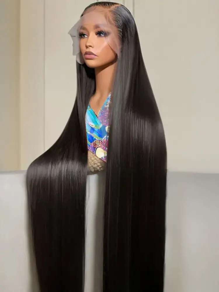 [36 Inch Only $145] Bling Hair 13x6 Lace Frontal Human Hair Wigs Brazilian Straight Lace Front Wigs For Black Women 13x4 Transparent Lace Wig Bleached