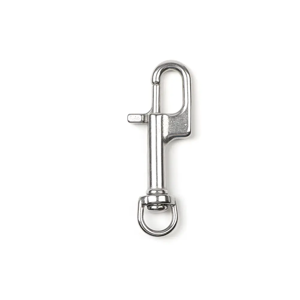 Stainless Steel Swivel Snap Hook Single Ended Bolt Clip for Diving Accessories
