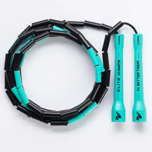 1% Better Today - 1" Beaded Jump Rope with 5" Core Handles 