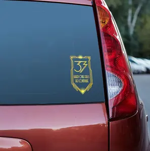 Expedition 33 Gold Car Decal, Expedition 33 Decal