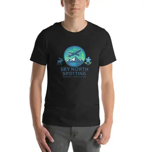 Sky North Spotting - Above Alaska, Beyond Borders T-Shirt