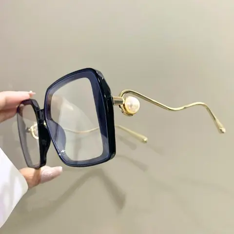 Women's Elegant Tortoiseshell Pattern Eyeglasses, Trendy Casual Stylish Square Frames Eyeglasses for Everyday Use, Fashion Accessories for Outdoor Activities, Fashion Eyewear