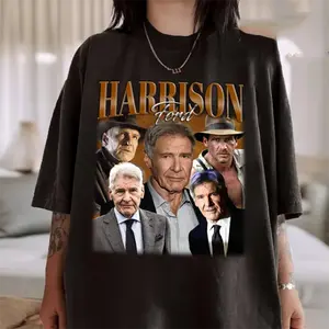 Harrison Ford T-Shirt, 90s Vintage Bootleg Style