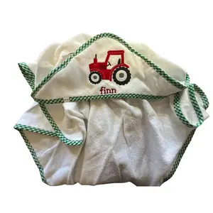 Tractor Hooded Towel