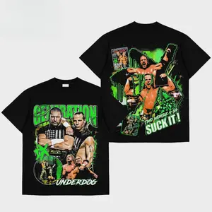 D-Generation X Premium Cotton T-Shirt, DX Wrestling Graphic Tee, Degeneration X Vintage Shirt, “Suck It!” Classic WWE Tee, Attitude Era Wrestling Graphic Tee for Fans, Gift for WWE Fans, Gift for Boyfriends