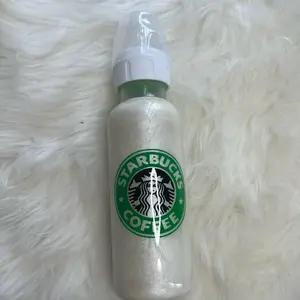 Baby bottle Starbucks inspired dr browns Mica pearl white