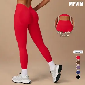 MFVIM Women's Seamless Casual Yoga, Fitness, Running, Tennis High-Intensity Training Outdoor Sports Pants