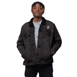 Maze Apparel Denim Jacket - Casual Men's Coat with Long Sleeve, Plain Design, Available in Beige - Tops, Man, Coats, Menswear