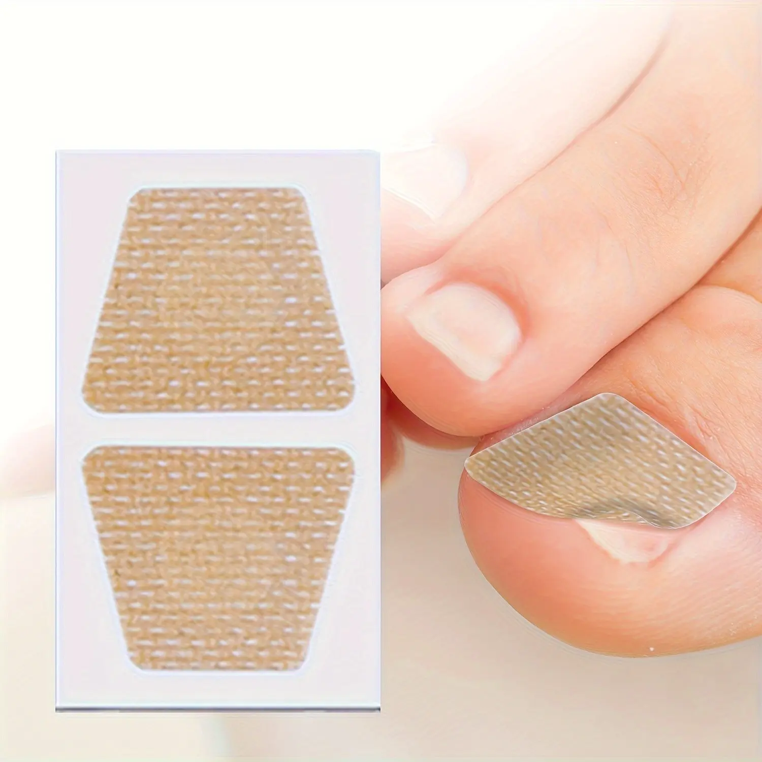100pcs Tea Tree Oil Nail Repair Strips, for Weak Thick Broken Color Changing Toenails, Invisible Wearable Gentle Daily Care, Soften Thick Nails, Toenail Repair Patches, Nail Care Product