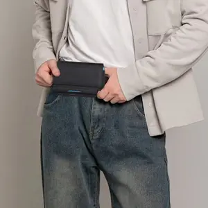 Universal Holster Belt Loop Pouch Case for iPhone 17 16 15 Pro Max Samsung S25 Ultra S24 S23 S22 FE Flip7 Google Motorola Durable Oxford Cloth with Card Slot & Keychain Hoop Lock