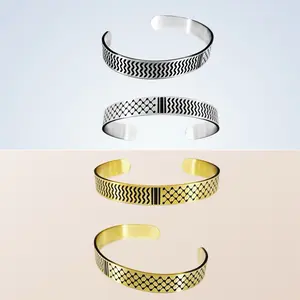 Keffiyeh Cuff Bracelet