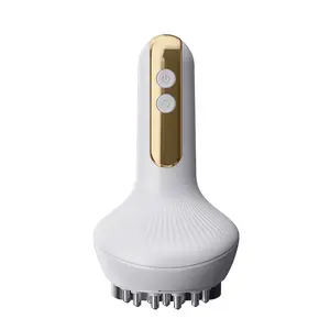 Full Body Heat & Vibration Massager - Rechargeable, Portable for Neck, Back, Legs & Waist, with Storage Case, Adjustable Brush, Muscle Roller Stick, Daily/Evening Beauty Products Gift