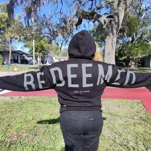 GLO Kingdom Essential Hoodie | Christian Oversized Hoodies, Heavyweight Faith Sweatshirts with Yahweh, Yeshua, Forgiven Designs, Super Soft Religious Apparel Gifts for Women & Men Fit Statement Fleece Pocket Fabric Polyester Cotton