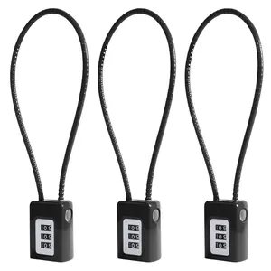 HOX 3 Digit Combination Gun Lock, Cable Lock for Pistols Handguns Rifles and Shotguns, for Home Firearm Locking and Safety