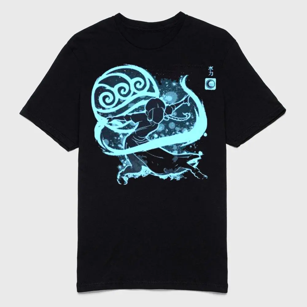 Katara Retro T-Shirt, Vintage Anime Graphic Tee, Heavy Cotton Casual Streetwear