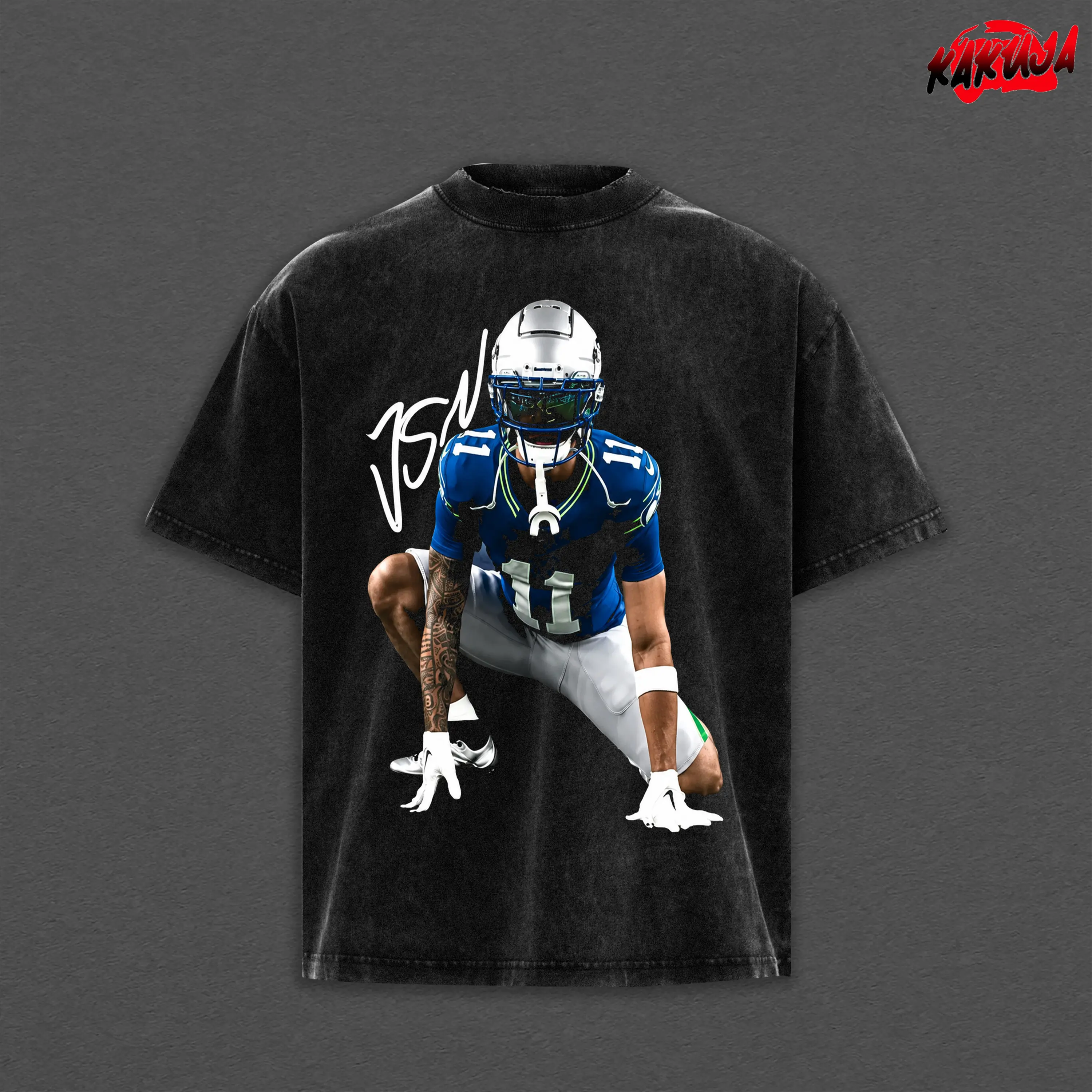 SMITH- NJIGBA “POSTERIZED” TEE Adult and Youth T-Shirt Sweatshirt, Jaxon Smith-Njigba shirt, #Seahawkkk merch, graphic t-shirts, Seattle Football Game Day Shirt, men's clothing clothes merch, Streetwear, Gift For Him and Her
